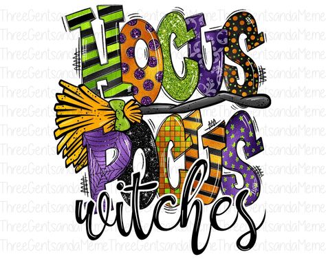 Hocus Pocus Sublimation Designs, Hocus Pocus Colors, Sublimation Designs Halloween, Hocus Pocus Designs, Hocus Pocus Drawing, Hocus Pocus Stickers, Hocus Pocus Art, Hocus Pocus Png, Gnomes For Sale