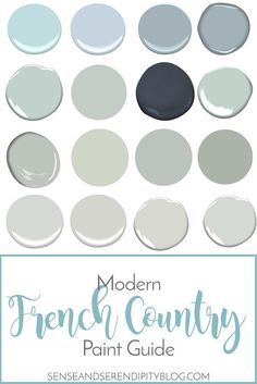 French Country Paint Guide | Sense & Serendipity French Country Paint Colors, Country Paint Colors, French Country Colors, French Country Rug, Paint Guide, French Country Decorating Kitchen, Colors Bedroom, French Country Bathroom, Bedroom Country