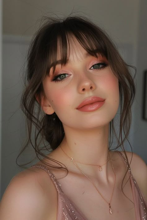 Most Beautiful Makeup Looks, Fair Skin Glam Makeup, Bridgerton Makeup Looks, Create Your Style Aesthetic, Business Makeup Look, Makeup Wedding Looks, Doing Makeup Aesthetic, Cute Makeup Aesthetic, Cool Tone Makeup Looks