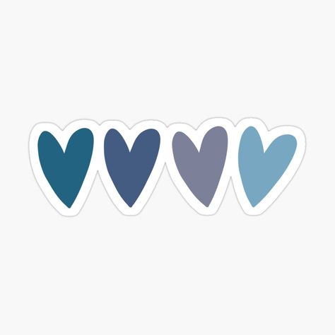 Journal Essentials, Blue Stickers, Book Stickers, Redbubble Stickers, Vintage Stickers, Because I Love You, I Love You Forever, Messenger Logo, Love Stickers