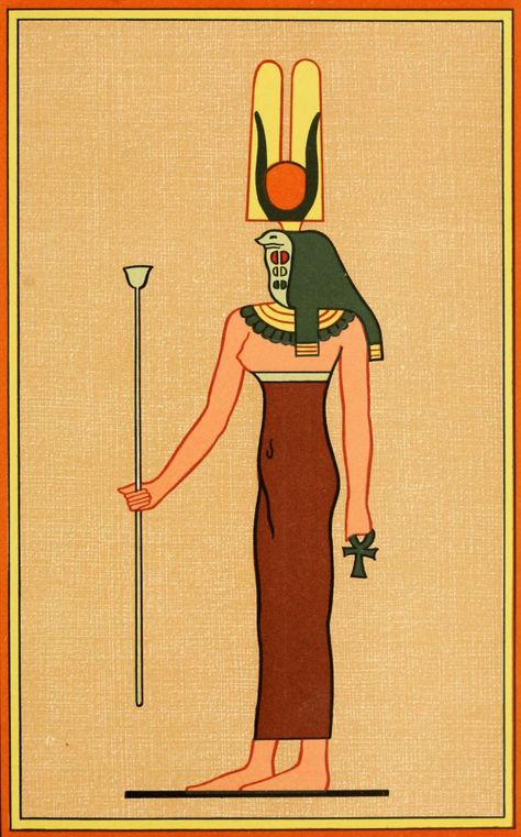 The Gods of the Egyptians 1904, The goddess Rennut. #egypt Renenutet Goddess, Baset Egyptian Goddess Tattoo, Taweret Egyptian Goddess, Tawaret Egyptian Goddess, Seshat Egyptian Goddess Art, Seshat Egyptian Goddess, Gods Of Egypt, Culture Fashion, Old Egypt