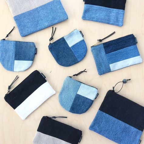 Återvinna Jeans, Tas Denim, Denim Bag Patterns, Diy Jeans, Blue Jeans Crafts, Denim Bags, Recycle Jeans, Denim Ideas, Costura Diy