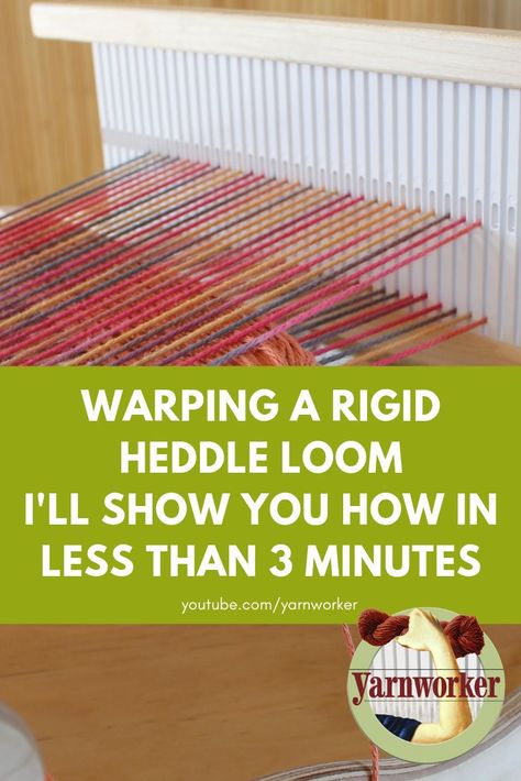 How To Warp A Loom, Diy Rigid Heddle Loom, Warping A Loom, Ridged Heddle Weaving Projects, Cricket Loom, Rigid Heddle Weaving Projects, Weaving Patterns Loom, Rigid Heddle Weaving Patterns, Weaving Patterns Design