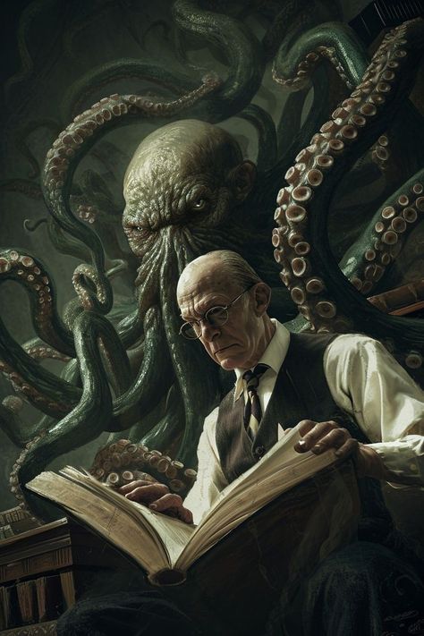 Cthulhu Aesthetic, Lovecraft Aesthetic, Dungeon Master Art, Cthulhu Tattoo, Cthulhu Fhtagn, Lovecraft Art, Cthulhu Art, Call Of Cthulhu Rpg, Lovecraft Cthulhu