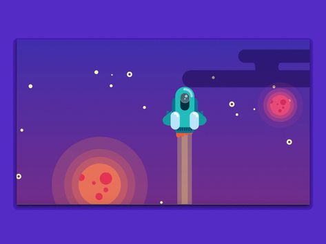 Spaceship Animation in Principle by Akash Yadav Spaceship Animation, Scary Alien, Art Chibi, Space Games, Alien Vs, Motion Design Animation, Web Inspiration, Game Logo, Ui Design Inspiration