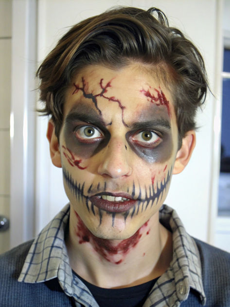 Halloween Make Up Ideas

Find more halloween inspirations and professional make up supplies:

https://linktr.ee/dreadful_visage

🧟‍♀️🧟‍♂️🖤 Guy Zombie Makeup, Zombie Man Makeup, Men Scary Makeup, Haunt Makeup Airbrush, Zombie Makeup Halloween Men, Men Zombie Makeup, Cool Zombie Makeup, Zombie Skeleton Makeup, Mens Zombie Makeup