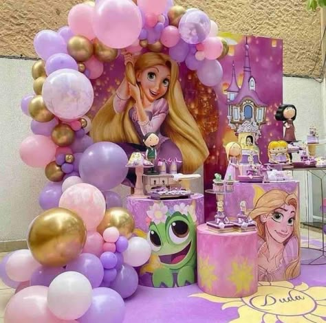 Rapunzel Birthday Cake, Princess Jasmine Birthday Party, Princess Jasmine Birthday, Tangled Birthday Party, Rapunzel Birthday Party, Rapunzel Birthday, Jasmine Birthday, Princess Birthday Party Decorations, Tangled Birthday