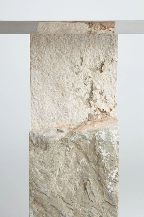 Both Glamorous And Raw, Studio Glume’s Interior Objects Embody Their Love Affair With Stone - IGNANT Stone Interior, Joinery Details, Material Board, Texture Inspiration, Prop Styling, Pale Colors, Stone Texture, Furniture Details, Stone Sculpture