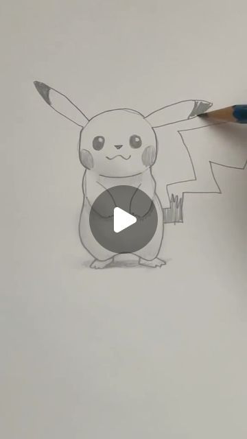 Mark Liam Smith on Instagram: "Draw Pikachu 😺 Draw this Pokémon by using simple shapes. #howtodraw #drawinglesson" Pikachu How To Draw, Drawing Of Pikachu, How To Draw Pikachu Step By Step, Pokemon Doodles Easy, Pikachu Art Drawing, How To Draw Pikachu, Pokemon Art Draw, Pokemon Drawings Sketches, Charizard Drawing