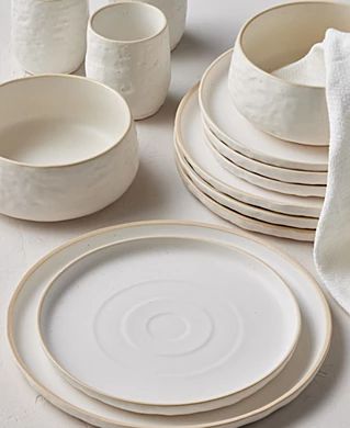 Dinnerware Sets - Macy's Dish Sets Dinnerware, Stoneware Dinnerware Sets, Kitchen Things, Stoneware Dishes, Stoneware Dinnerware, Fall 24, Reactive Glaze, House Things, Ice Creams