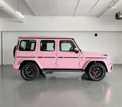 Pink Jeep, Dream Cars Mercedes, Girly Car, Dream Cars Jeep, Lux Cars, Car Goals, Pink Car, Classy Cars, Super Luxury Cars