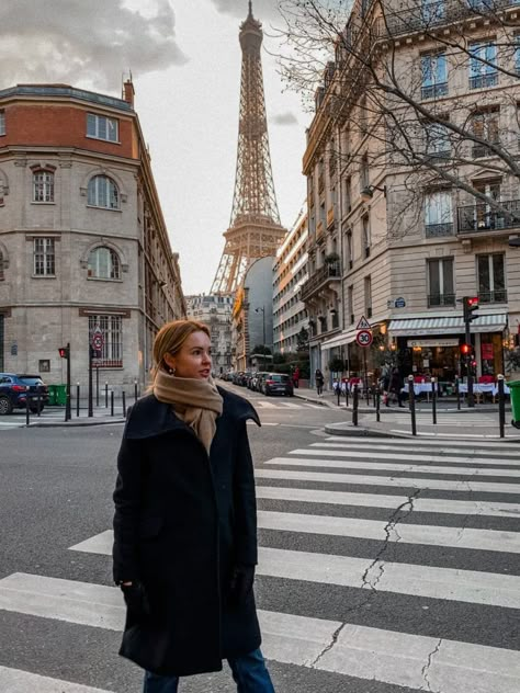 Your Guide to Visiting Paris in Winter Outfits In Paris Winter, Winter Style Paris, Paris Winter Fashion Women, Paris In February What To Wear In, Paris Winter Fashion Cold Weather, Outfits For Winter In Paris, Paris Influencer, Paris Outfit December, France In December Outfits