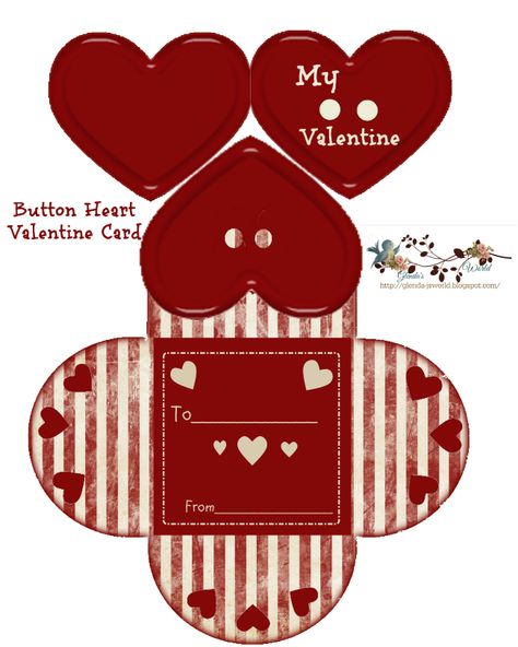 Card Letter Design, Cute Things To Print Out, Stuff To Print Out, Card With Buttons, Valentine Letters, Cardd Inspo, Paper Craft Design, Aesthetic Cards, Valentine Cards Printable