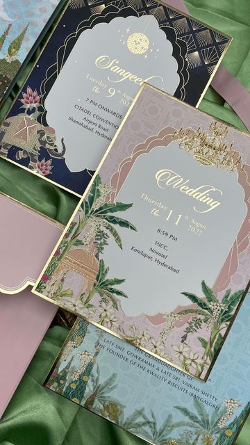 Indian Patrika Design, Indian Invitation Cards Weddings, Wedding Card Indian Design, Indian Hindu Wedding Invitation Cards, Aesthetic Indian Wedding Cards, Wedding Cards South Indian, Wedding Indian Card, Classy Indian Wedding Invitations, India Wedding Invitation Cards