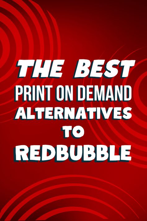 The best print on demand alternatives to Redbubble Print On Demand Suppliers, Artist Stickers, T Shirt Business, Business Fonts, Print On Demand Business, Etsy Promotion, Illustration Procreate, Etsy Prints, Stickers Etsy