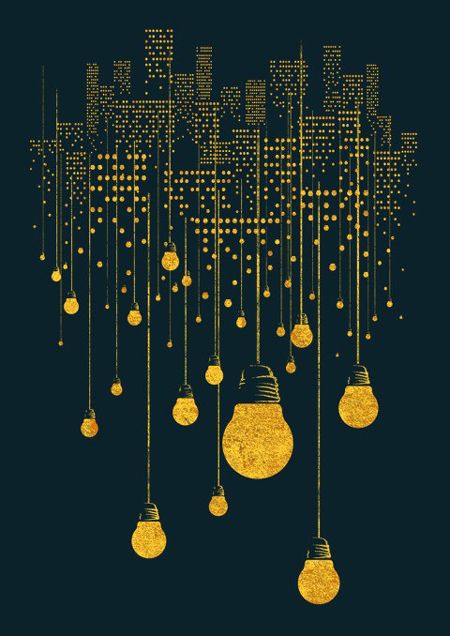 Lights Lights Lights! Tang Yau Hoong, 타이포그래피 포스터 디자인, Poster Designs, Art Et Illustration, Art And Illustration, The Ceiling, Mellow Yellow, Negative Space, Design Graphique