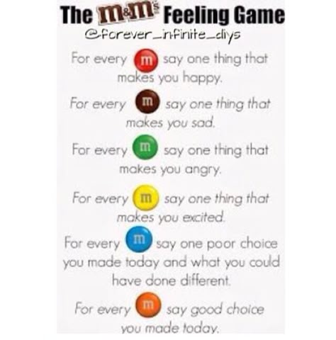 M&m feeling game M&m Therapy Game, Pick A Color Game Questions, M&m Color Game, M&m Question Game, M And M Challenge, Mnm Game Sleepover, M&m Game Questions, The M&m Game, M&m Sleepover Game