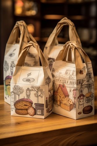 Wholesale Custom Sustainable Patisserie Paper Bags Solutions | Myerton Packaging Bakery Packaging Design, Biscuits Packaging, Cupcake Packaging, Bread Packaging, Paper Bag Design, Bakery Design Interior, Pure Evil, Baking Packaging, Custom Desserts