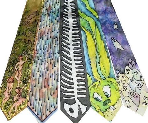 Piskel Art, Diy Tie, Funky Outfits, Tie Design, Cool Ties, Neck Ties, Character Outfits, Dream Clothes, Silk Ties