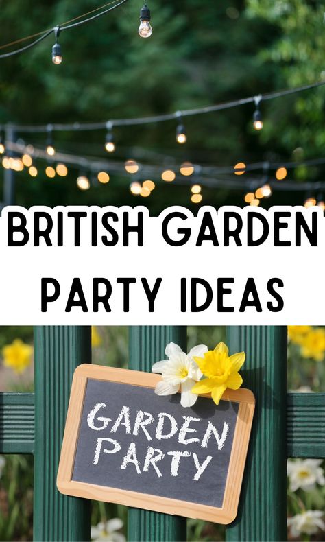 English Summer Garden Party, Spring Garden Party Ideas, Cottage Garden Party, Lawn Party Ideas, Garden Party Activities, Summer Garden Party Ideas, British Garden Party, Summer Garden Party Decorations, Evening Garden Party