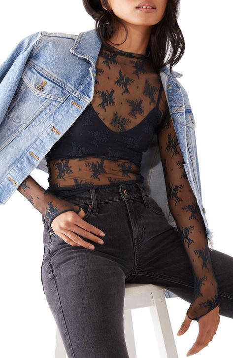 Free People Lady Lux Layering Top | Nordstrom Lady Lux Layering Top, Confident Girl, 2023 Outfit Ideas, Boot Scootin Boogie, West Philadelphia, Free People Fashion, Nye Fashion, Floral Lace Tops, Stunning Tops