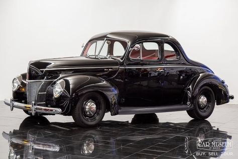 1940 Ford Deluxe For Sale | St. Louis Car Museum Luxury Cars For Sale, 1940 Ford, Mustang Ii, Window Cranks, Car Museum, Old Fords, Vintage Air, Car Storage, Street Rods