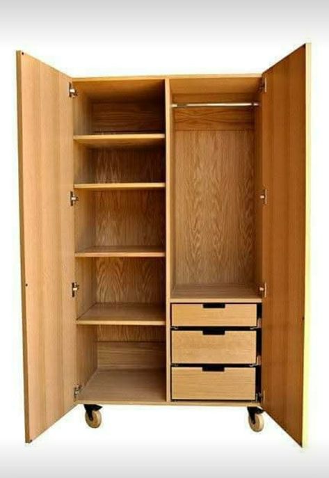 Wood Almirah Design Modern, Wooden Wordroab Design Modern, Waredrop Design Simple, Kapat Design Modern, Wodrob Design Simple, Wooden Closet Designs, Wood Almirah Design, Cute Wardrobe Closet, Wood Cupboard Design