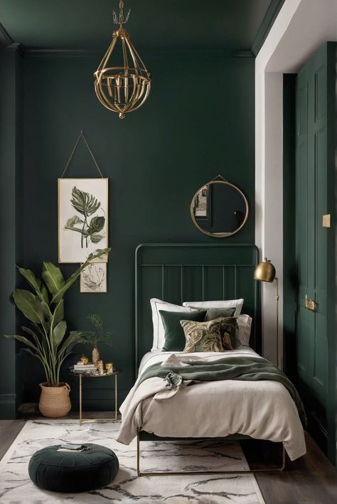 1. Dark green paint colors
2. 2024 palette
3. Discover the dark side
4. Best paint colors Dark Green Home Accents, Behr Dark Everglade Bedroom, Dark Green Walls Kitchen, Behr Dark Green Paint Colors, Deep Green Paint Colors, Dark Green Wall Paint, Gray Green Bedroom, Dark Green Painted Walls, Moody Color Palette Home