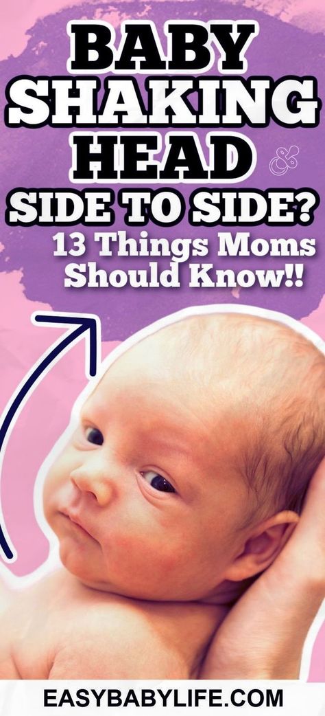 Is your baby shaking head side to side? This detailed guide will help you understand why and whether it is part of normal baby development or a baby health concern. Learn exactly what to do to stop this behavior if needed and remember to bookmark!

Good for new moms interested in baby care tips, parenting tips, baby life hacks, breastfeeding tips, developmental milestones, sick baby, newborn care, baby feeding, parenting advice Baby Developmental Milestones, Stages Of Baby Development, Baby Weeks, Baby Development Activities, Motherhood Advice, Sick Baby, Baby Life Hacks, Parenting Techniques, Developmental Milestones