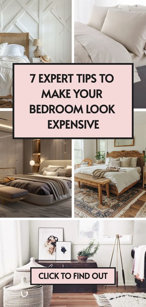 Make your bedroom look like a million bucks! 💰🛌 Discover how bedroom inspiration can blend with practical bedroom design ideas to create a stunning, expensive bedroom. Click for exclusive tips! Bedroom Shelving Ideas Master Tv, How To Make A Bedroom Look Expensive, Choosing Bedroom Furniture, Inexpensive Bedroom Decor, Unique Bedroom Furniture Ideas, How To Make Your Bedroom Look Expensive, Bedroom Entryway Ideas Master, Walnut And White Bedroom, Bedroom Decor Wood Furniture