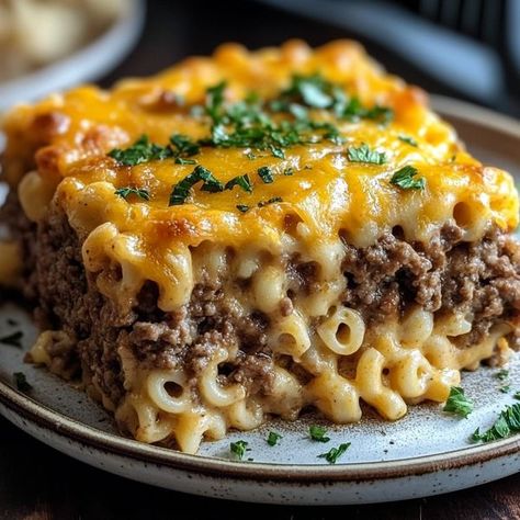 FAMILY RECIPES COMMUNITY | Mac and Cheese Meatloaf Casserole | Facebook Mac And Cheese Meatloaf Casserole, Cheese Meatloaf, Cheese Stuffed Meatloaf, Meatloaf Casserole, Mac And Cheese Casserole, Beef Casserole Recipes, Cheese Casserole, Recipe Community, Frugal Meals