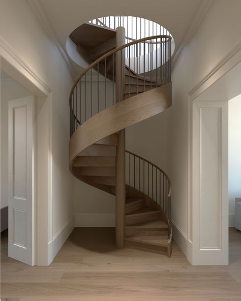 All posts • Instagram Small Staircase Ideas, Small Space Staircase, Spiral Stairs Design, Small Staircase, Circular Stairs, Concrete Staircase, House Staircase, Gym Room At Home, Bedroom Patio