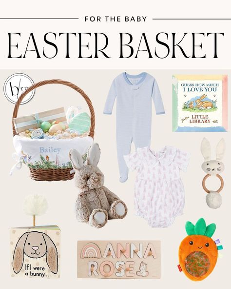 Kids Easter Basket Ideas Boys, Older Kids Easter Basket Ideas, Minimalist Easter Basket, Newborn Easter Basket, Kids Easter Basket Ideas, Dollar Tree Easter Basket, Simple Easter Baskets, Wicker Easter Basket, Boys Easter Basket