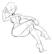 Pose Ideas Full Body Drawing, Female Bust Reference Drawing, Sassy Anime Pose, Sassy Body Poses Drawing, Female Floating Pose Reference, Half Poses Reference, Drawing Women Poses, Chill Poses Drawing, High Energy Poses