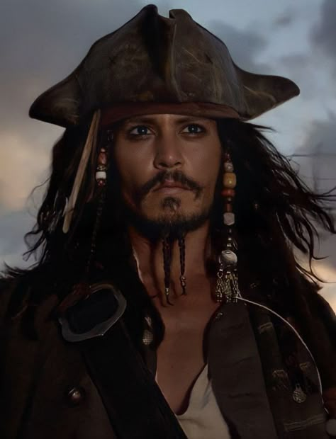 Captian Jack Sparrow, Johnny Depp Characters, Sparrow Art, Curse Of The Black Pearl, جوني ديب, Barnabas Collins, Kaptan Jack Sparrow, The Black Pearl, The Carribean