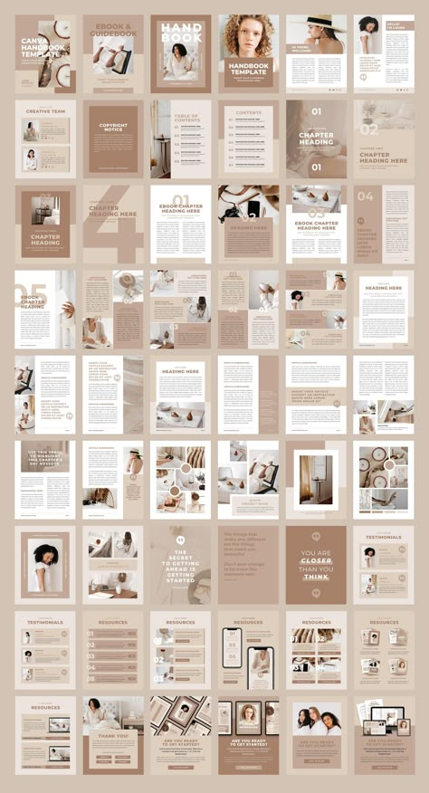 Textbook Page Layout, Workbook Layout Design Inspiration, Workbook Design Layout, Ebook Designs Layout, Indesign Magazine Template Layout Design, Story Instagram Highlight, Ebook Design Layout, Canva Layout, Ebook Designs Layout Minimalist