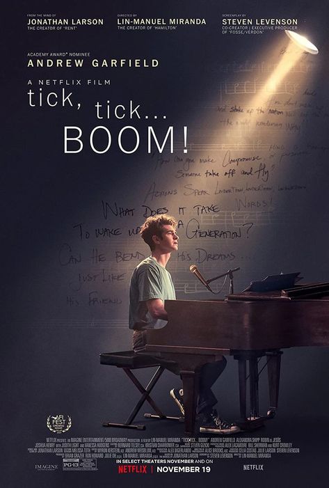 Tick, Tick... Boom! Utkarsh Ambudkar, Jonathan Larson, Tick Tick Boom, Alexandra Shipp, Film Netflix, Film Disney, Manuel Miranda, Lin Manuel Miranda, Lin Manuel