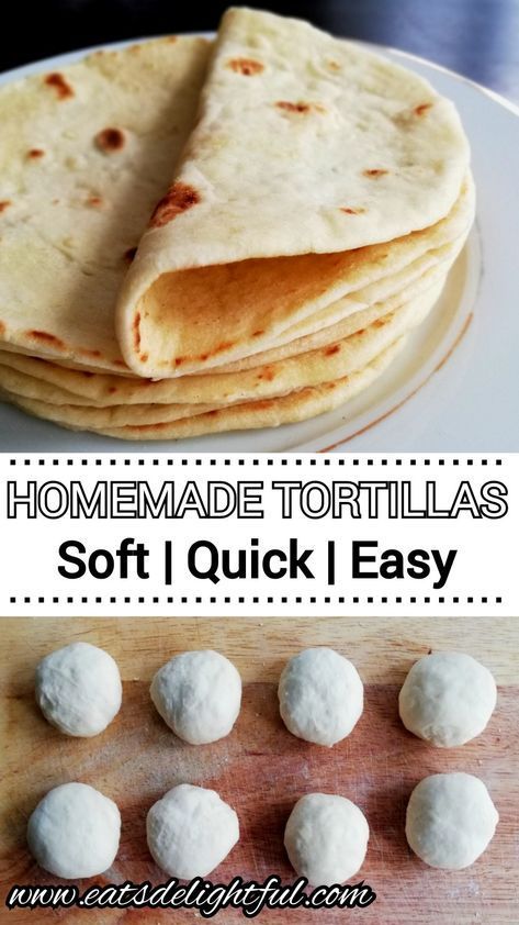 Soft Tortilla Recipe, Flour Tortilla Recipe, Homemade Tortilla Recipe, Makanan Rendah Kalori, Kuih Lapis, Homemade Flour, Baking Techniques, Recipes With Flour Tortillas, Homemade Tortilla