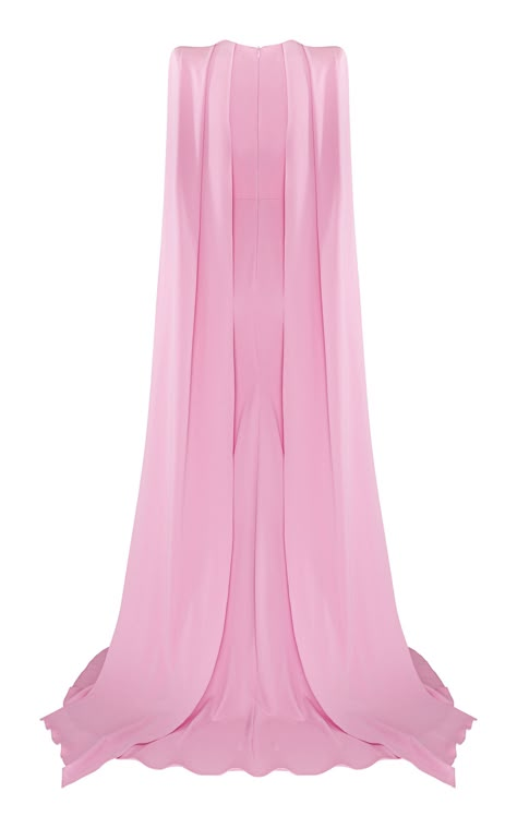 Click product to zoom Pink Cape, Stylist Outfit, Drape Gowns, Alex Perry, Ribbed Mini Dress, Column Dress, Silk Gown, Cape Dress, Gowns With Sleeves