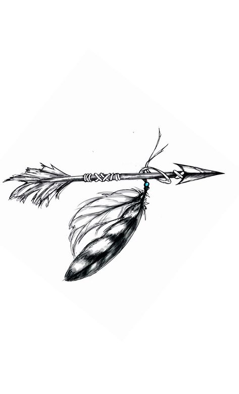 Bowen Arrow Tattoos, Men’s Feather Tattoo, Native Arrow Tattoo, Indian Eagle Tattoo, Arrow And Feather Tattoo, Cowboy And Indian Tattoo, Turkey Feather Tattoo, Feather Tattoo Men, Arrow Tattoo Men