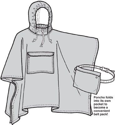 Gear, Bags & Misc. How To Wear Poncho, Poncho With Belt, Poncho Pattern Sewing, Poncho Raincoat, Raincoat Outfit, Fashion Design Template, Fashion Design Sketchbook, Green Pepper, Rain Poncho