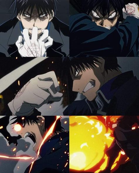 "The Rage of Colonel Mustang" 🔥 📺Fullmetal Alchemist Brotherhood Full Metal Alchemist Mustang, Colonel Mustang, Mustang Fullmetal Alchemist, Mustang Tattoo, Roy Mustang, Anime Nails, Fullmetal Alchemist Brotherhood, Full Metal, Anime Aesthetic