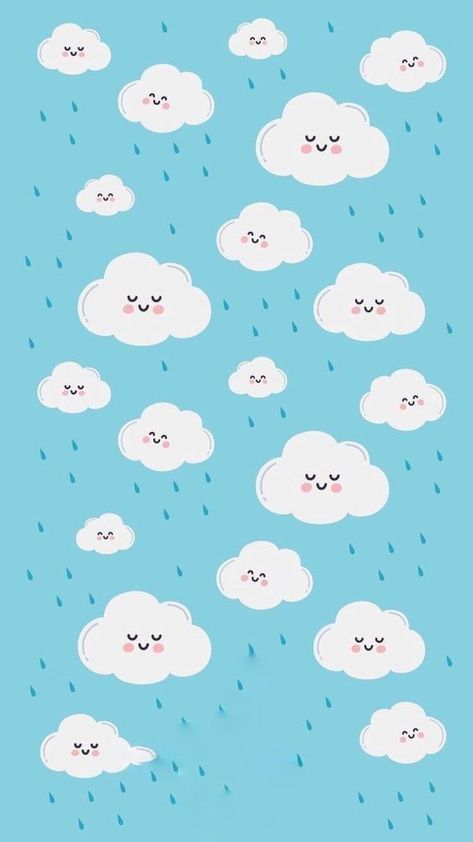 Wallpaper Clouds, Kawaii Cloud, Cloud Wallpaper, Mr Wonderful, Wallpaper Tumblr, Wallpapers Iphone, Kawaii Wallpaper, Cool Backgrounds, Cute Backgrounds