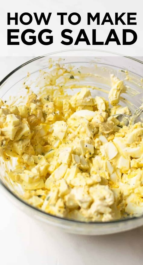 This egg salad sandwich recipe is my favorite to make anytime of the year. Not only is it easy to make, but it's incredibly flavorful. Truly the perfect make-ahead recipe for lunches for those busy weeks. #eggsalad #eggs #delicious #easy #lunch The Best Egg Salad, Egg Salad Recipe Easy, Salad Sandwich Recipe, Egg Salad Sandwich Recipe, Best Egg Salad Recipe, Egg Salad Sandwich, Easy Egg Salad, Classic Egg Salad, Classic Salad