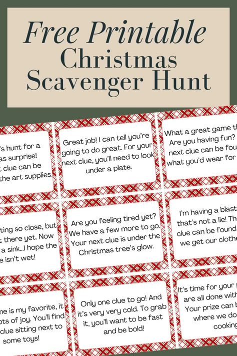 Our 2023 Christmas Scavenger Hunt – Love & Renovations Printable Christmas Scavenger Hunt, Candy Cane Scavenger Hunt, Teen Scavenger Hunt, Scavenger Hunt Riddles, Christmas Riddles, Adult Scavenger Hunt, Treasure Hunt For Kids, Treasure Hunt Clues, Scavenger Hunt Clues