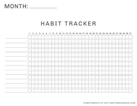 Habit Tracker Template Free Printable, Daily Habit Tracker Printable, Habit Tracker Printable Monthly, Printable Habit Tracker, Daily Printable, 2022 Planner, Habit Tracker Bullet Journal, Habit Tracker Printable, Tracker Free