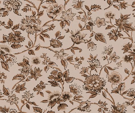 Wall Blush Originals Introducing "Etta", the perfect addition to your home. Combining a neutral brown color palette with a vintage floral pattern, it creates a stunning and calming aesthetic. Transform your space with a cozy, timeless look that will last! 19-inch panel design and available in heights from 2 - 20 feet Choose between a PEEL AND STICK VINYL application or a PASTE TO THE WALL TRADITIONAL NON-WOVEN application. Subtle sheen Shades of Brown Easily removable making it the perfect wallp #VintagePatternLove #RetroInspiration #NostalgicDesigns #ThrowbackTextures Orange Peel Wall Texture, Wall Blush, Calming Aesthetic, Concrete Wallpaper, Brown Color Palette, Brown Walls, Peel And Stick Vinyl, Vintage Floral Pattern, To The