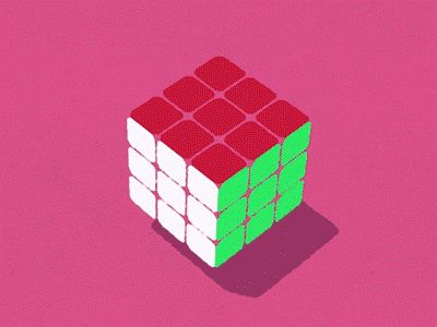 Rubickscube Rubix Cube Design, Rubiks Cube Logo, Rubiks Cube Animation, Rubix Cube Illustration, Rubiks Cube Graphic Design, Dancing Animals, Rubix Cube, Live Wallpaper Iphone, Cube Design