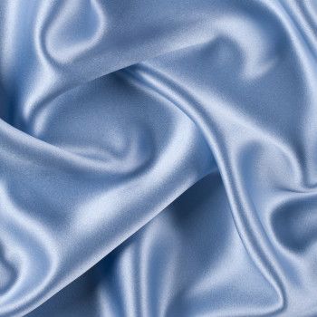 Baby Blue Silk Crepe Back Satin Tranquil Aesthetic, Calligraphy Borders, Baby Blue Aesthetic, Elegant Gowns, Mood Fabrics, Silk Fabrics, Blue Silk, Blue Satin, Silk Crepe