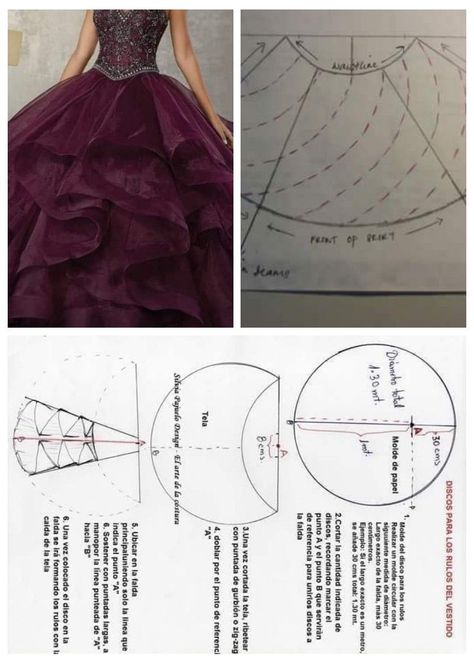 Circle Skirt Pattern, Gown Sewing Pattern, Make A Dress, Dress Patterns Diy, Sewing Wedding Dress, Wedding Dress Patterns, Earth Goddess, Fashion Design Patterns, Couture Sewing Techniques